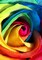 Rainbow Rose CS023 7.9 x 11.8 inches Crafting Spark Diamond Painting Kit